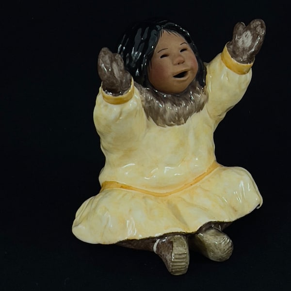 Vintage Figurine by C Alan Johnson of  Nellie Signed by Artist
