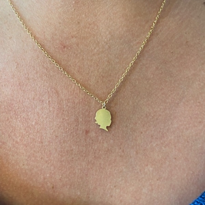 Gold Silhouette Charm Necklace image 5