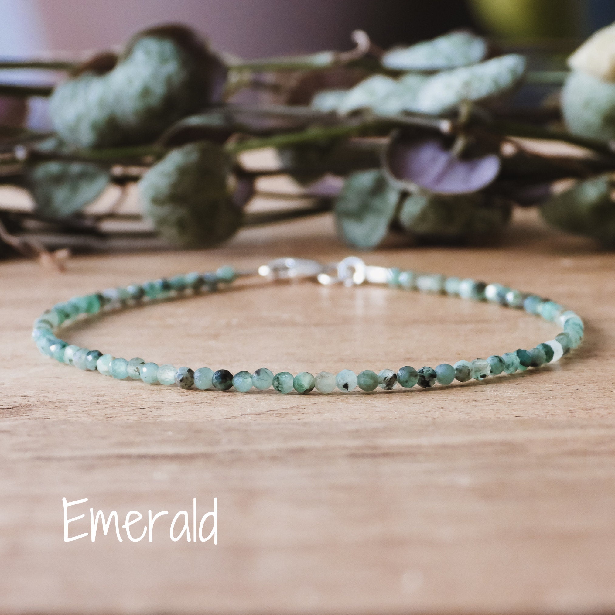 Emerald Green Beaded Bracelet– MIKOL