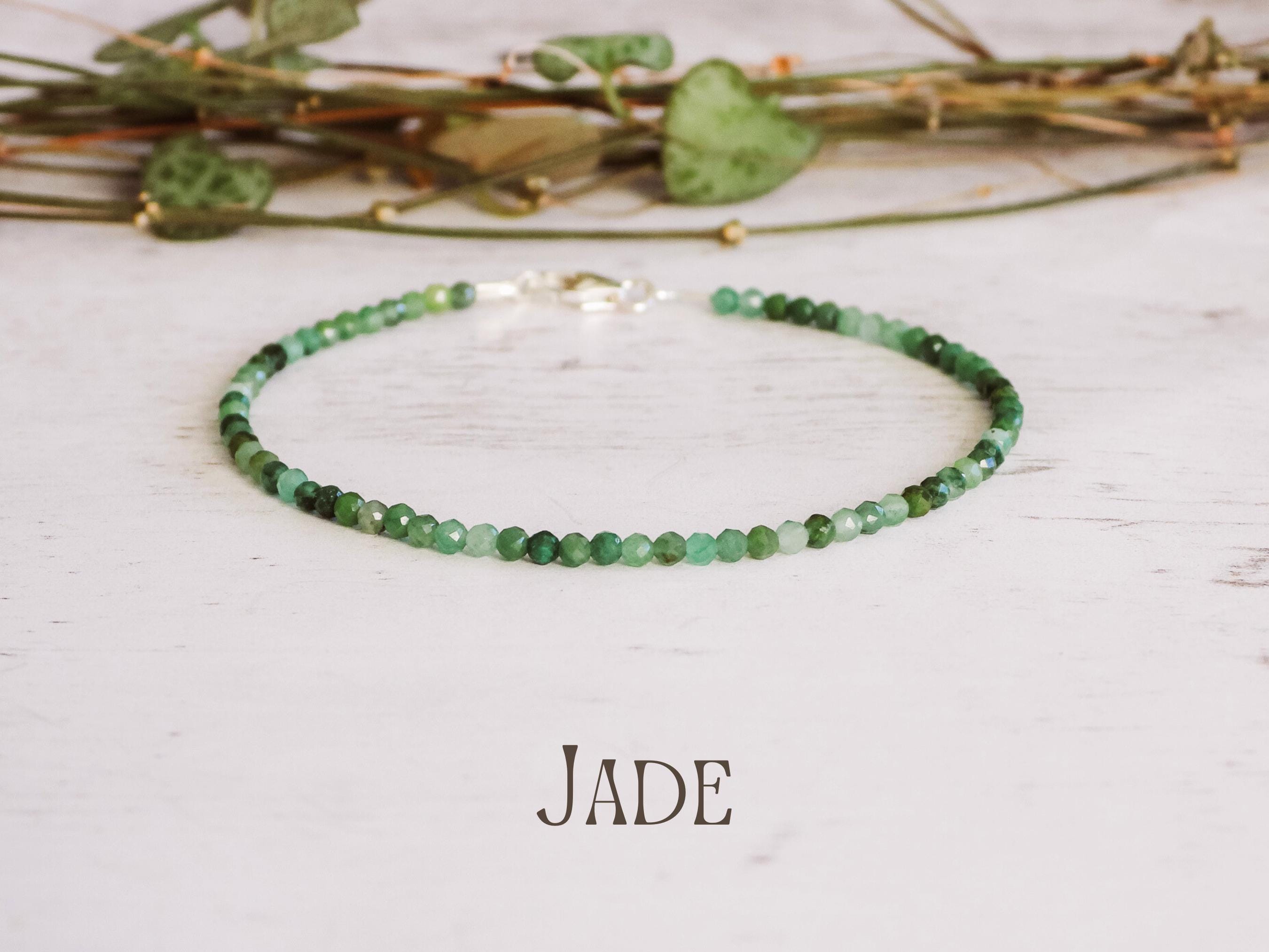 Jade bracelet - Etsy 日本