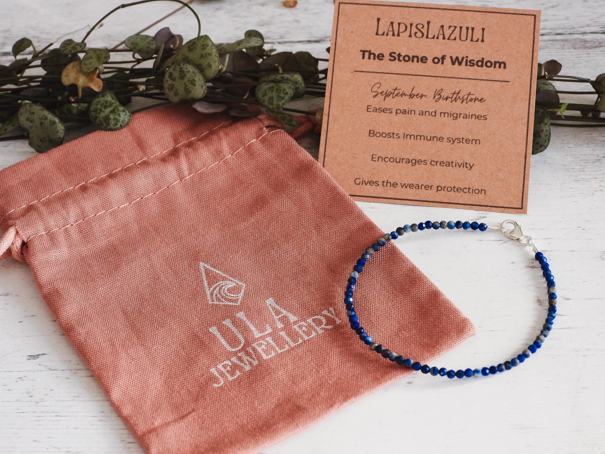 Blue Natural Lapis Lazuli Bracelet At ₹ 198/piece In Khambhat - Foto 7