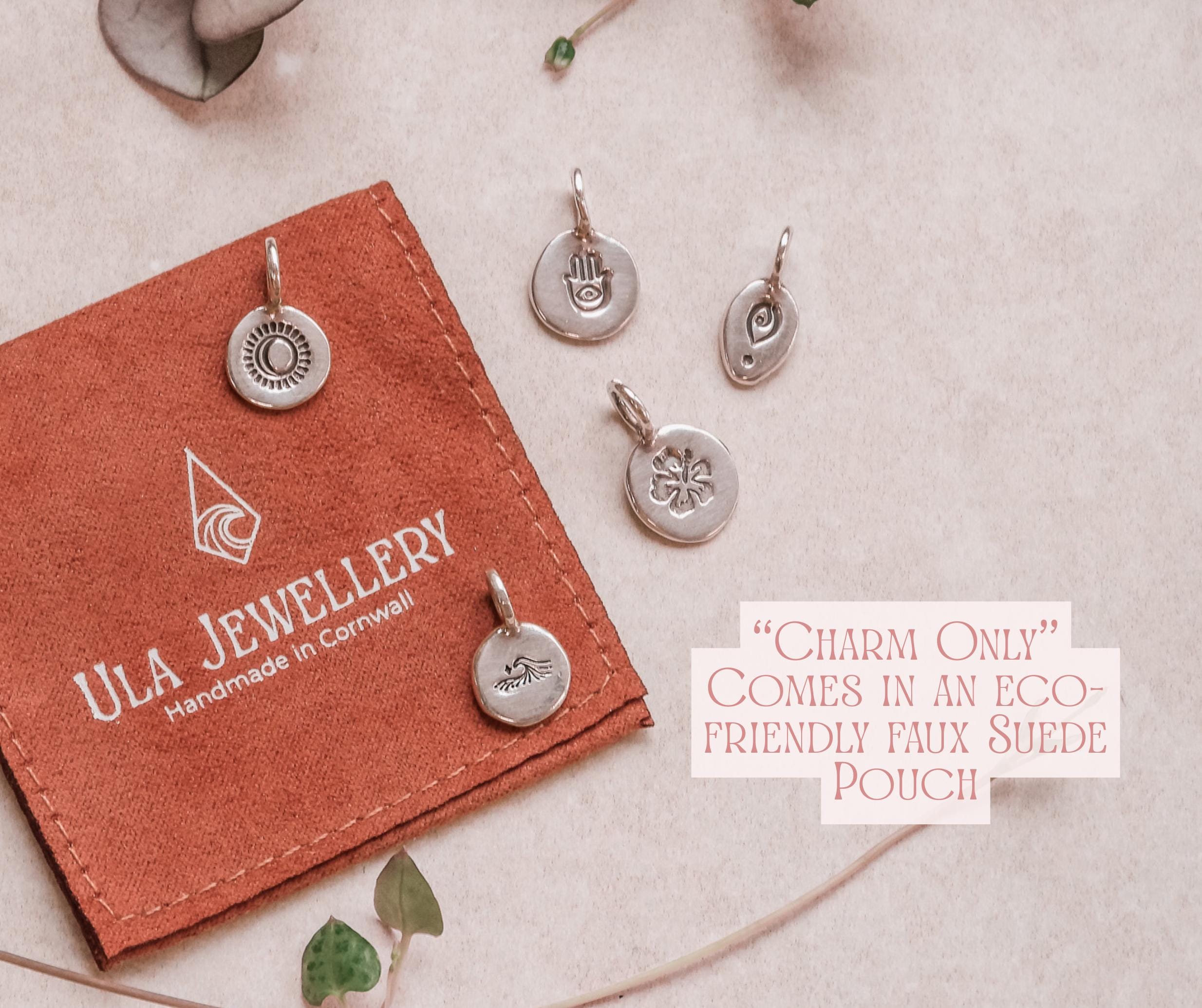 Collier Artisanal Symbole OM Avec Améthyste – Acier Inoxydable, Fait Main