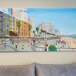 Tel Aviv heading South' Beautiful spots at Tel Aviv coastline 'Original upgraded print  with extra touches of the original color