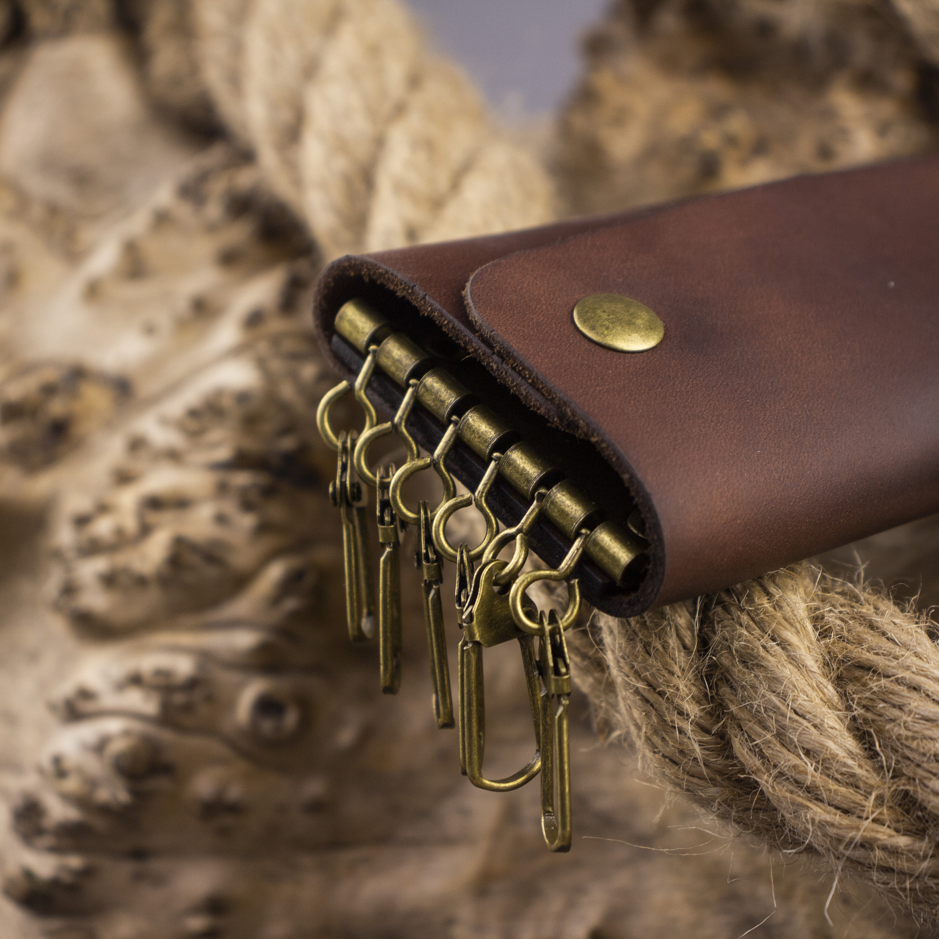 Personalized Leather Keychain for Men Custom Engraved Etsy