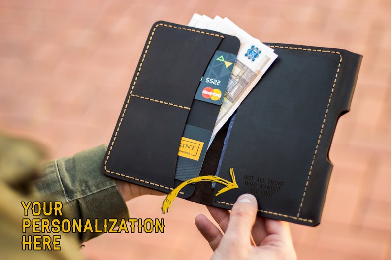 Skull Engraved Leather Passport Holder Skull Passport Wallet Etsy