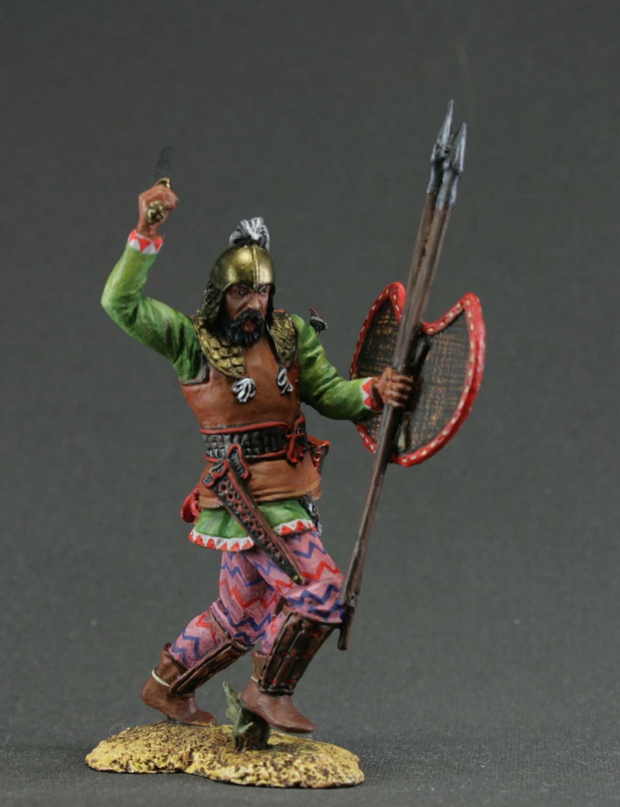 Details about / Knight toy soldier Samurai warriors metal sculpture Tin 45mm miniature figurine