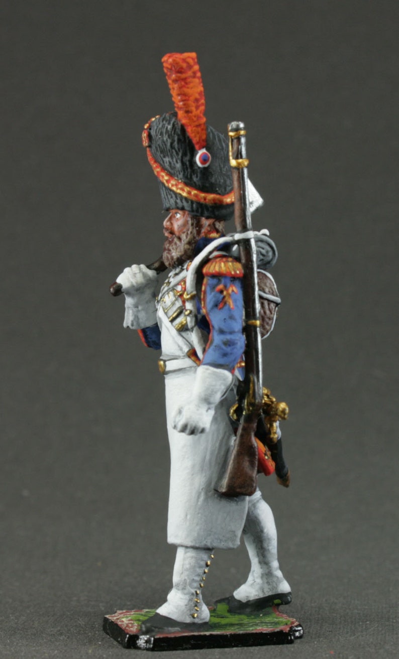 Napoleonic War soldiers Hand Painted tin soldier 54 mm 1/32 Etsy