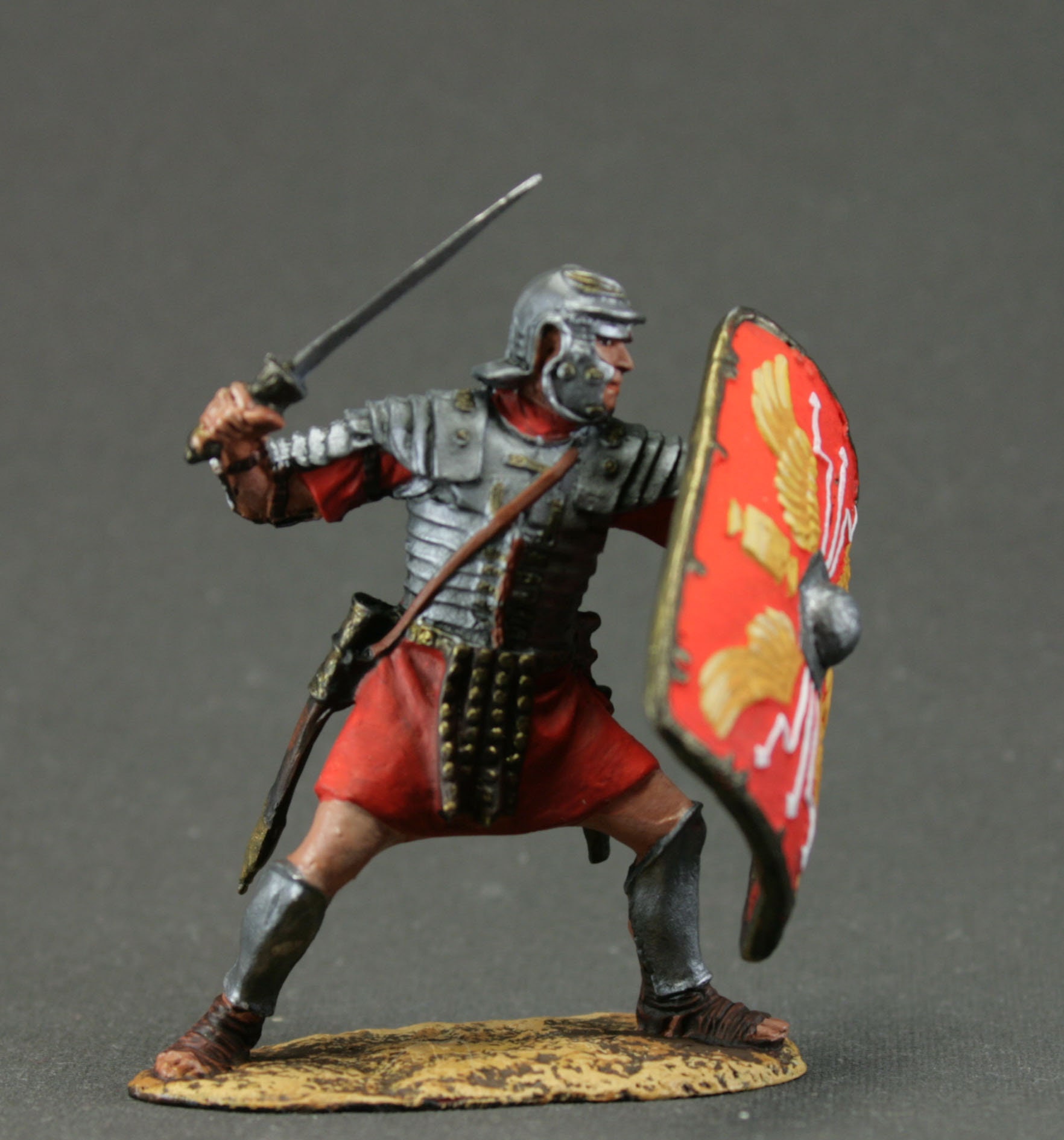 Roman Soldier Toys Hand Painted Toy tin soldiers 54 mm 1/32 Etsy