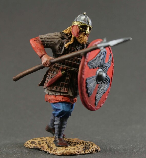 figure Tin soldier Scythian warrior girl 54 mm