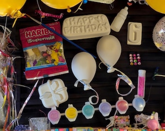 Birthday Paint Your Own Plaster Kit – Kids Party Craft Gift