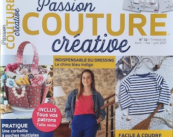 Passion Couture Créative magazine, new magazine with patterns, children's patterns, current sewing trends, Christmas special, women's and children's clothing