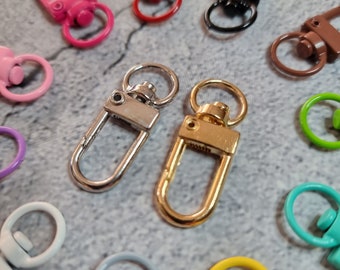 Porte-clé en métal pour DIY, treize coloris disponibles
