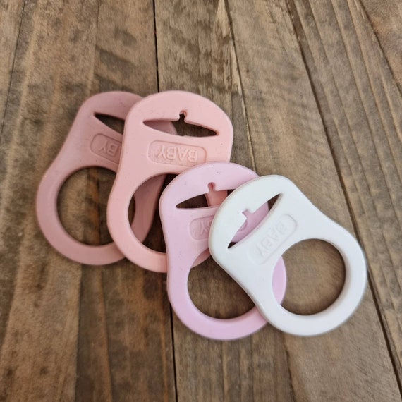 4 Silicon MAM Pacifier Adapters Pastel Colors Pacifier Clip Etsy