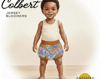 COLBERT Baby Bloomer PDF Pattern | Jersey Knit | Preemie-3Y