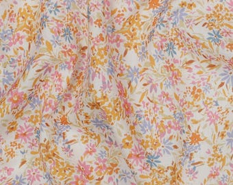 Oeko-Tex baby fabric, soft organic baby fabric from France, pastel baby shower fabric, baby gift fabric for girls and boys, cozy sewing ideas