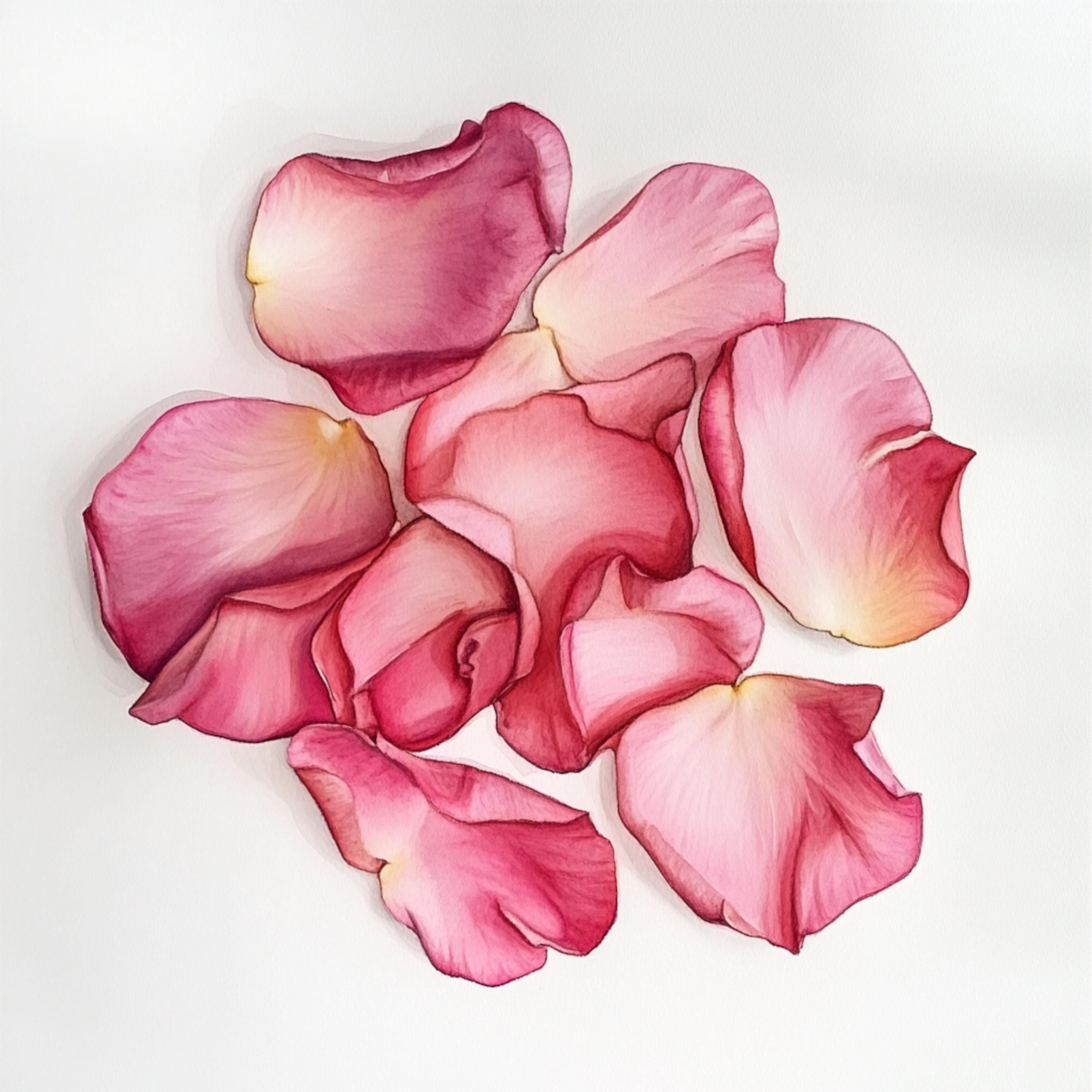 Prontable Pink Roses 10 Printable Pink Roses Petals, Pink Petals, Pink Flowers, Roses Petals ...