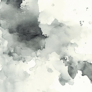 10 paisajes abstractos de acuarela imprimibles, paisajes grises de acuarela, imágenes prediseñadas abstractas, uso comercial, diseño de papel, creación de tarjetas