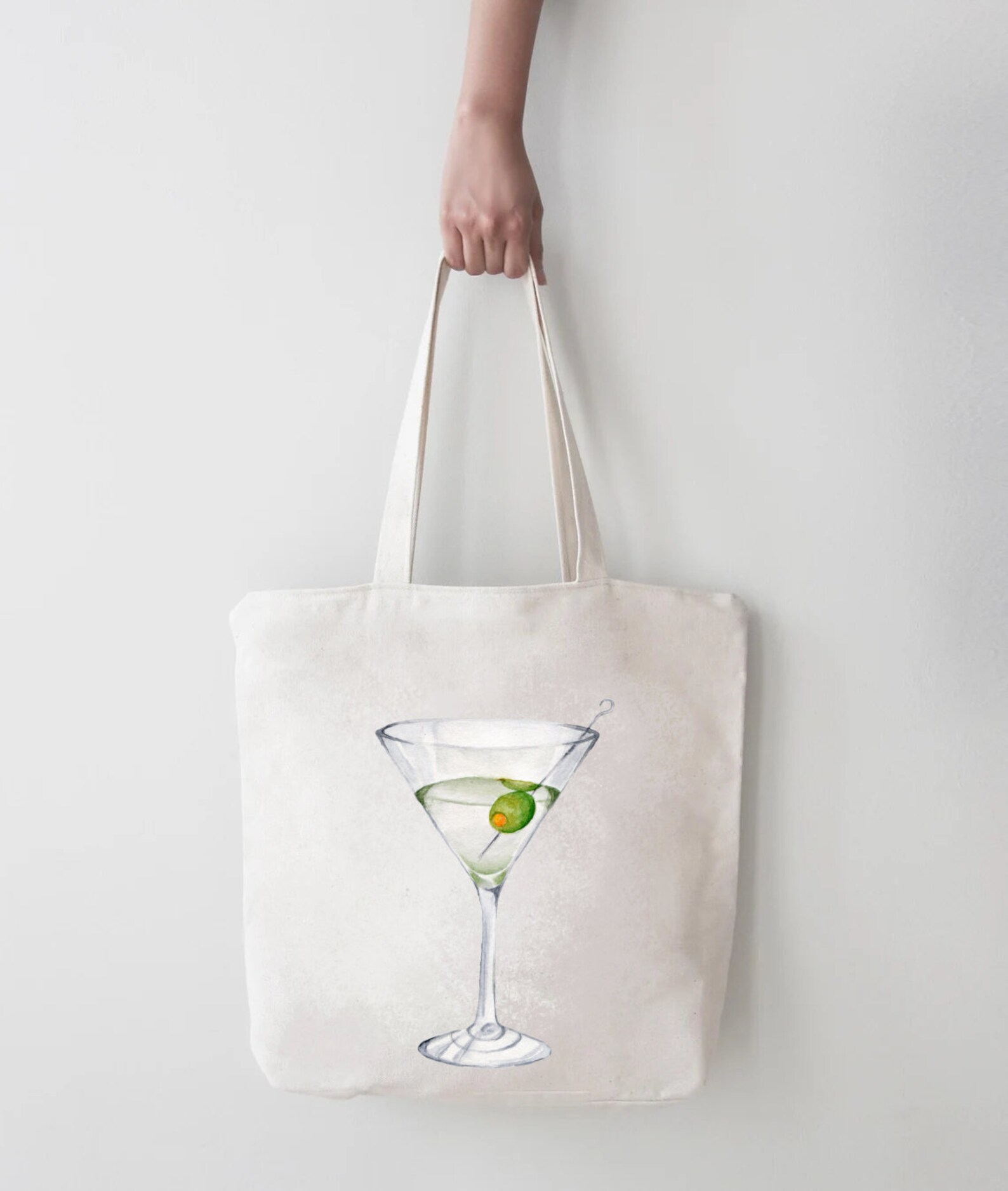 Watercolor Martini Cup Digital Print, Instant Download, 5 Sizes ...