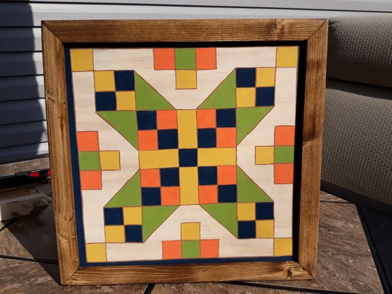 Summer Fling Barn Quilt Decor Wall Hanging Indoor Outdoor Barn Etsy