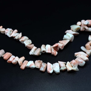 Grote witte koraaltak sieraden Japanse witte koraaltak ketting stok koraalkralen gepolijst topkwaliteit 9 x 5 mm tot 25 x 7 mm ca. 16" inch
