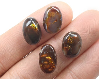 Fire Agate Cabochon #37
