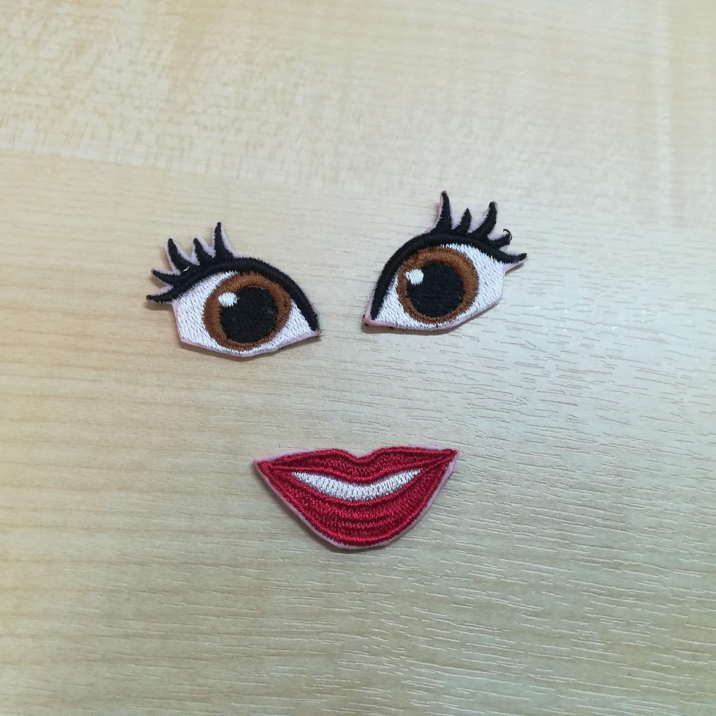 1 set x Toy Making Rag Doll Face Eyes & Mouth Set Dolly Etsy