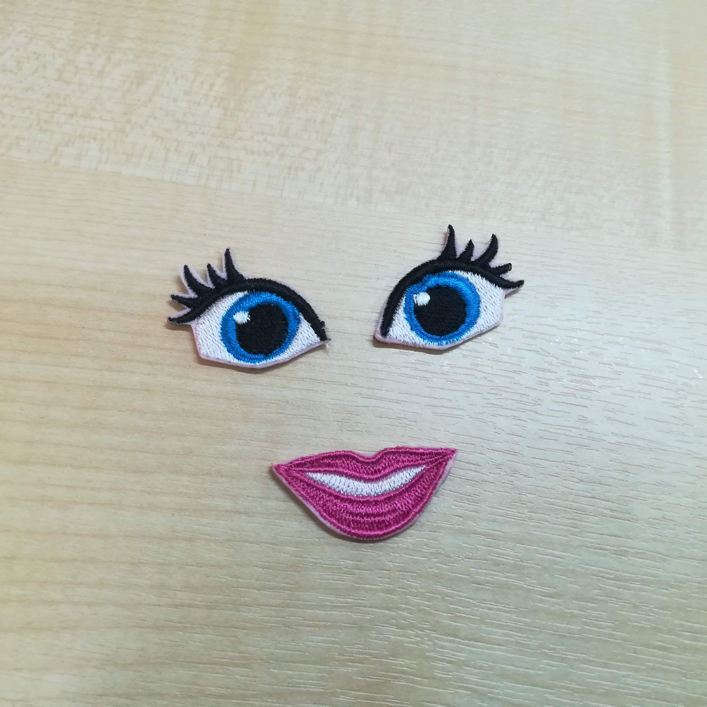 1 set x Toy Making Rag Doll Face Eyes & Mouth Set Dolly Etsy