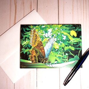 Temps Loisirs - Carte d’art 5x7 - Carte de vœux vierge - Papillon - Anniversaire - Fête des pères - Fête des mères - Anniversaire - Mariage
