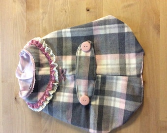 Bespoke Dog Coat to fit a small dog.