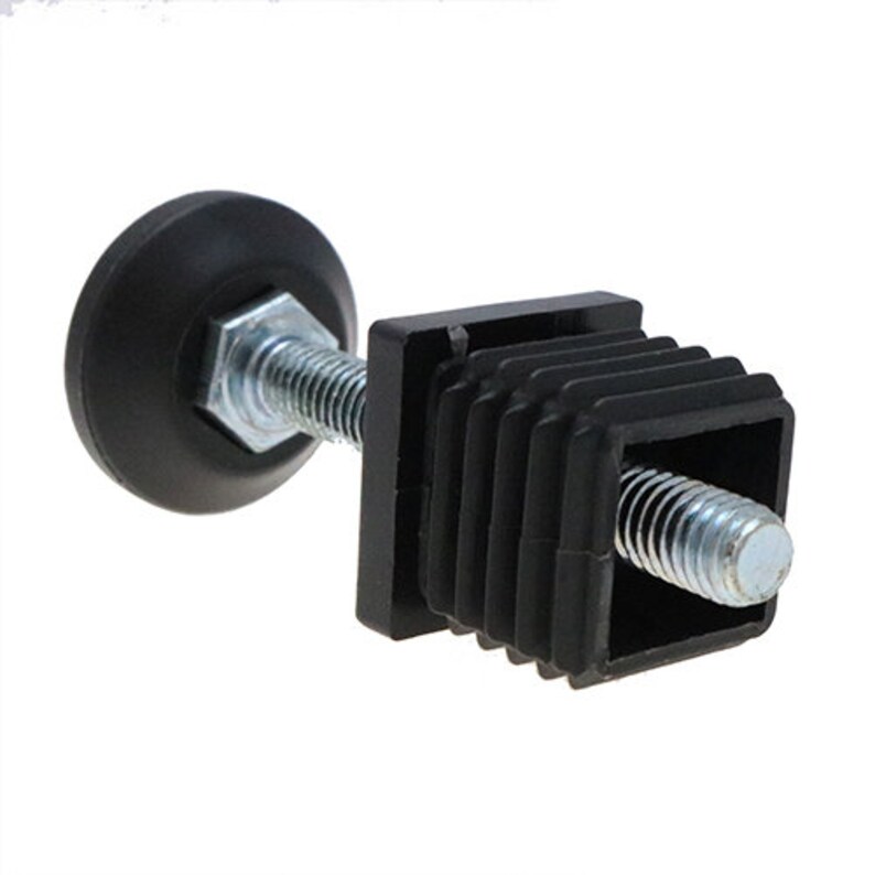 Adjustable Feet & Tube Insert Sets Box Sections Threaded Etsy