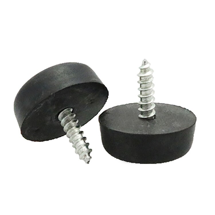 Screw on Rubber Furniture Feet Pack of 10 Screws Included Etsy UK