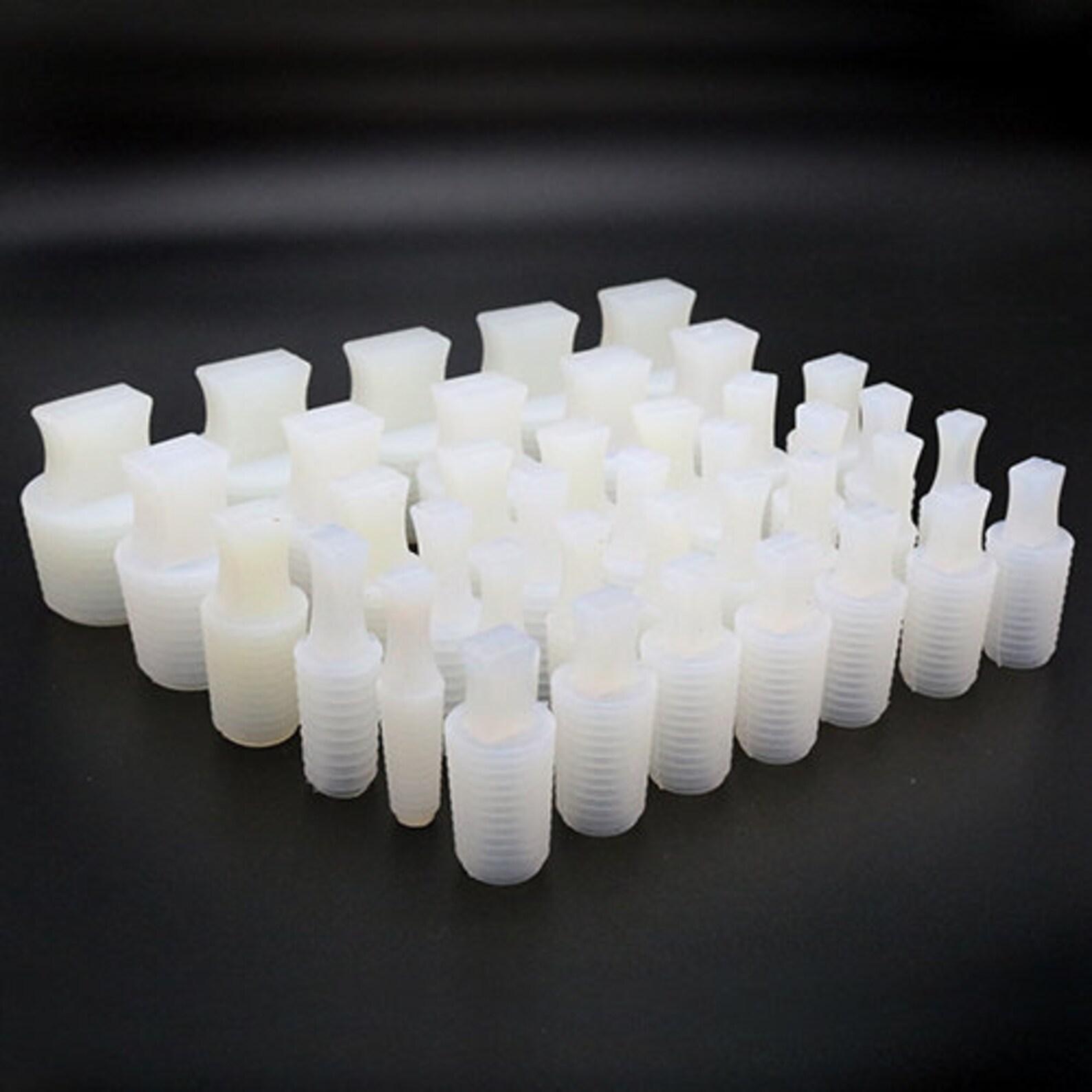 70 Piece High Temp Ribbed Silicone Plug Kit 628mm Holes for Etsy