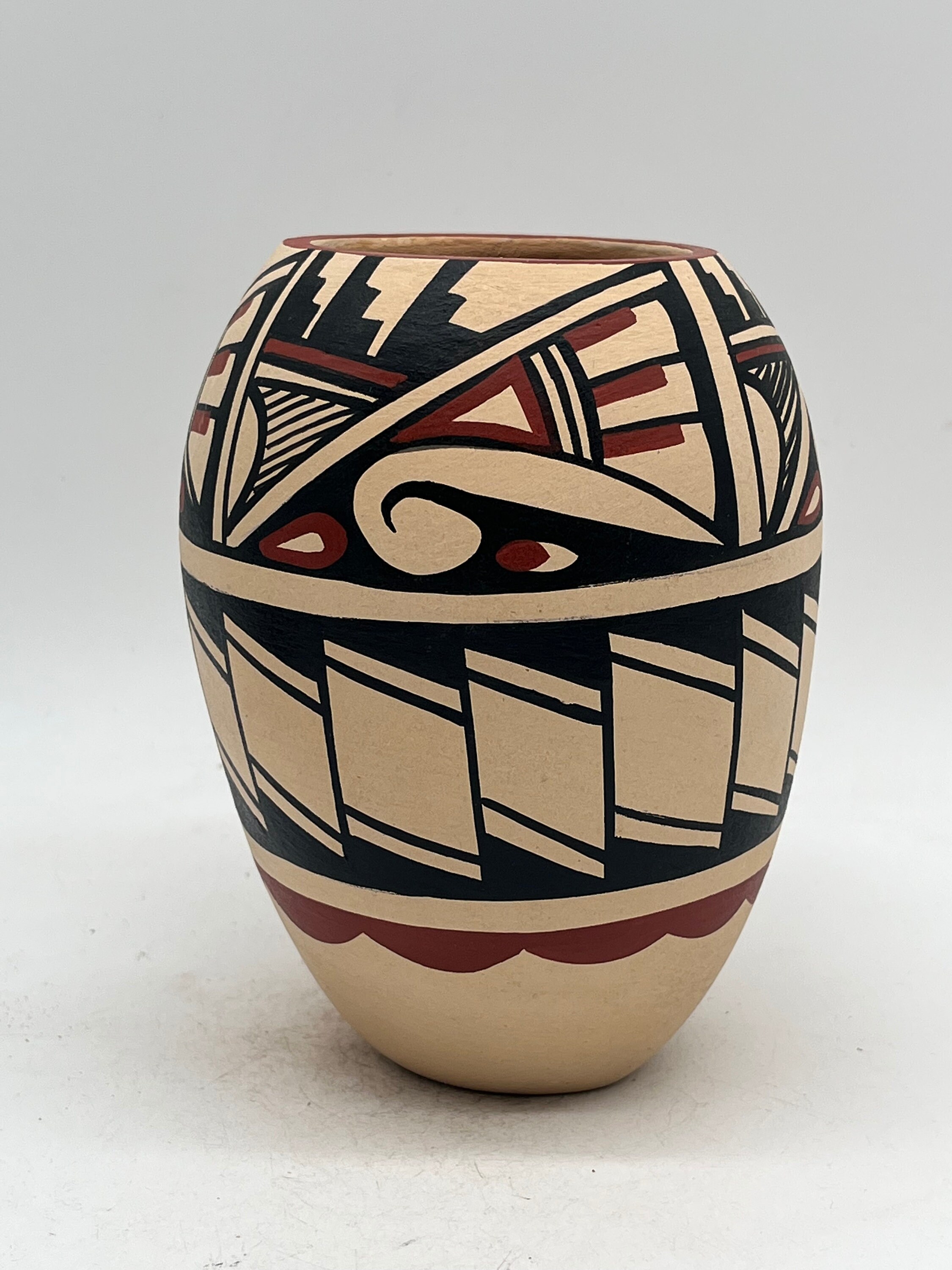 Native American Jemez Pottery Vase M. Chinana Etsy