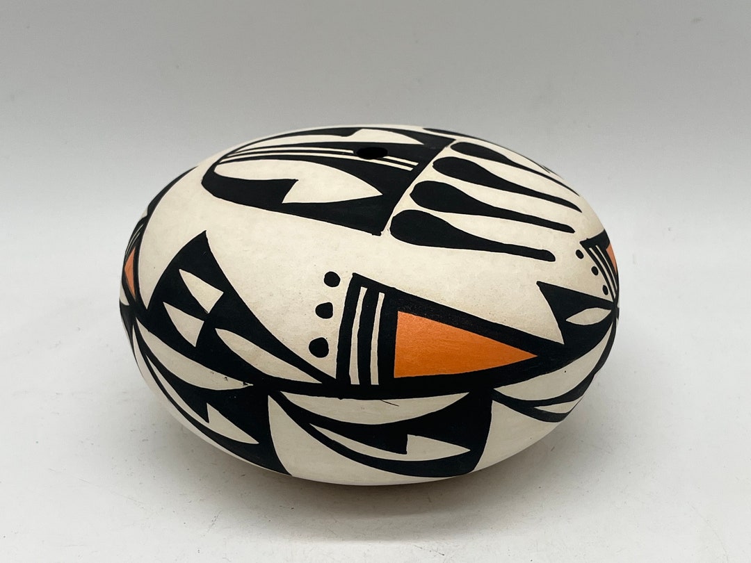 Native American Pottery Seed Bowl Mary Antonio Etsy