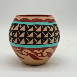 Indian Jemez keramikvas Martina Chinana