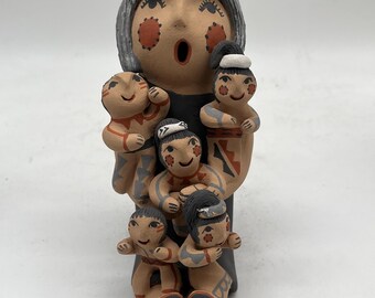 Native American Jemez Pottery Story Teller Emily Fragua Tsosie