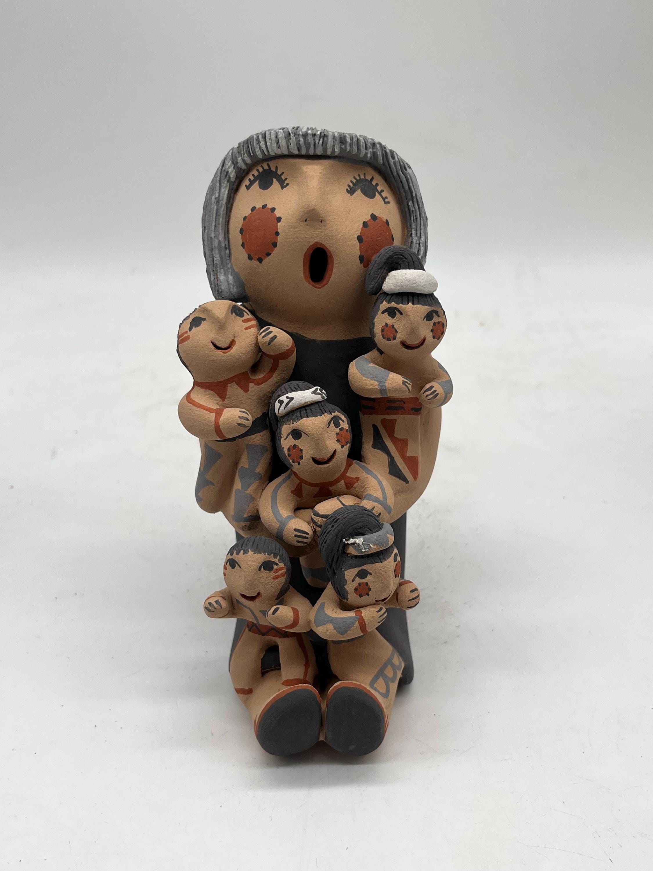 Native American Jemez Pottery Story Teller Emily Fragua Tsosie