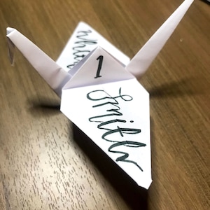 Aangepaste kalligrafie - 1 handgeschreven stuk