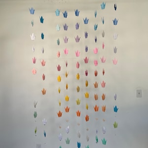 Hawaiian Sunset Origami Crane Garland
