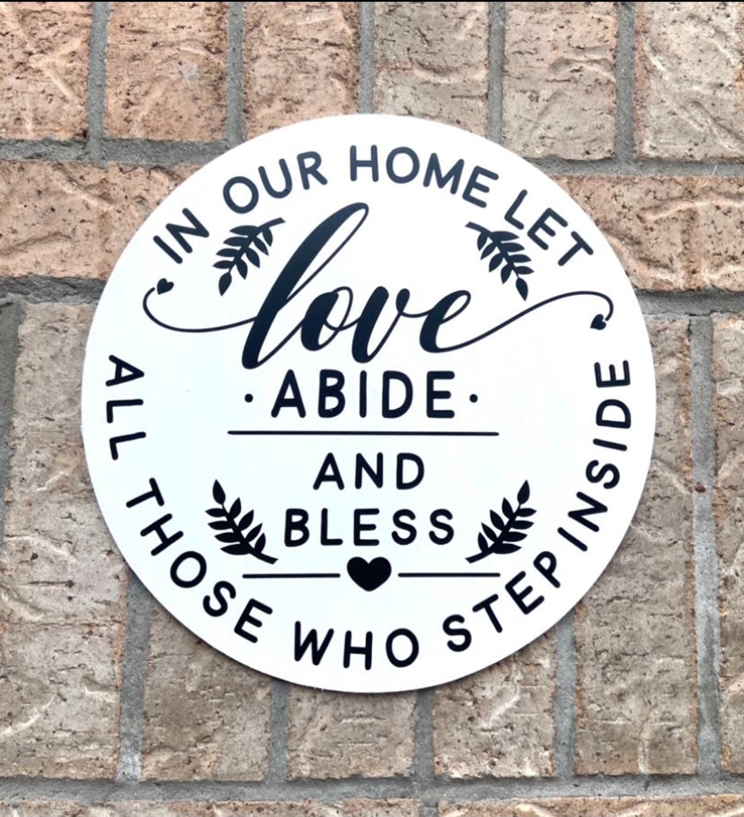 In Our Home Sign - Etsy