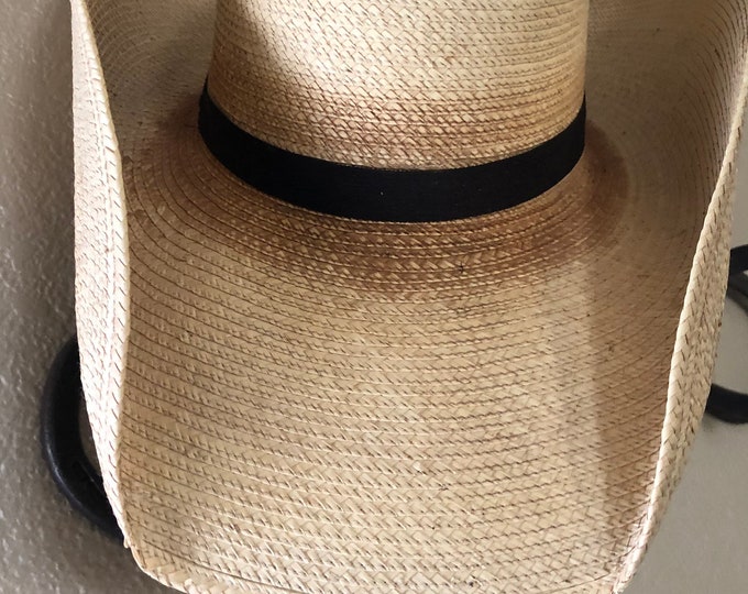 Authentic Palm Leaf Cowboy Hat Etsy