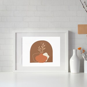 Boho Simplistic Digital Printable Artwork, Downloadable Art, PRINTABLE wall art, Digital Print, Downloadable Artwork, Archway Floral Art