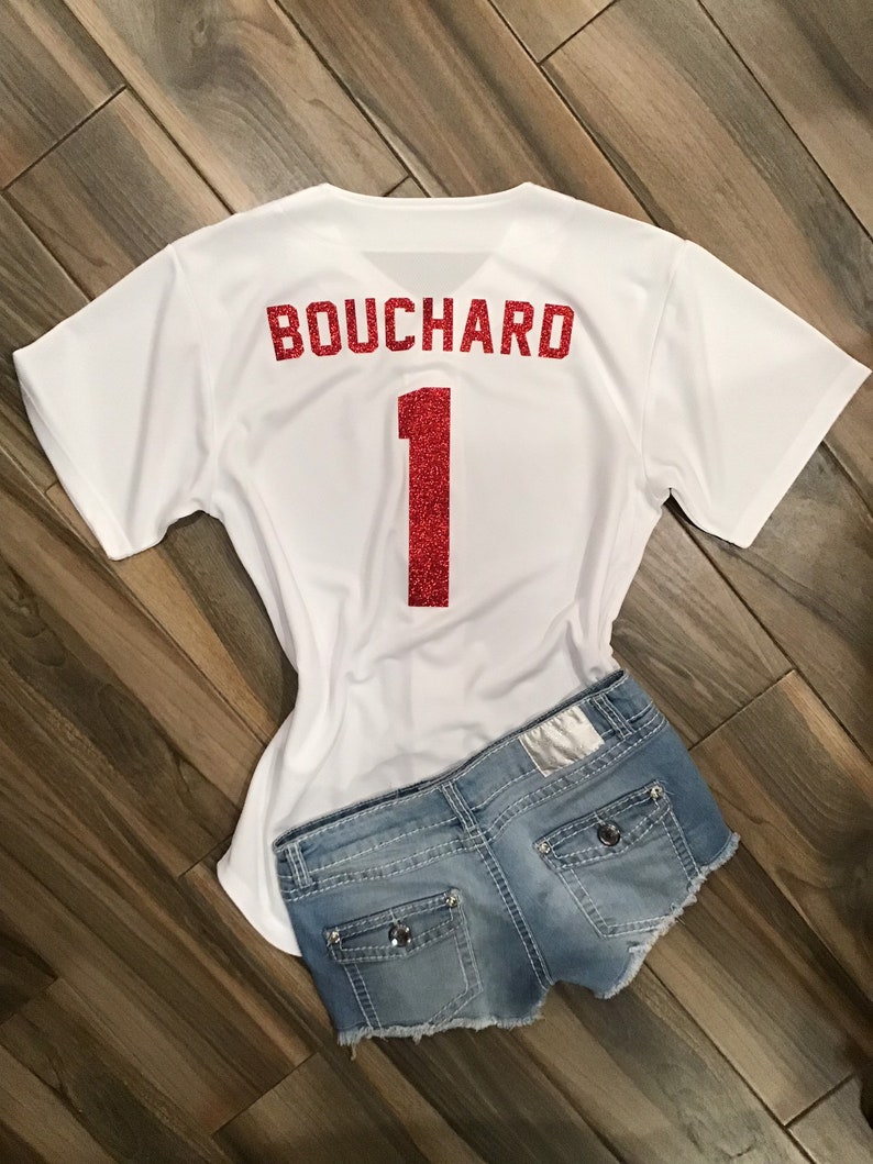 toddler personalized red sox jersey