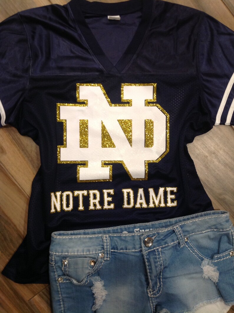 custom notre dame jersey