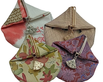 Japanese Kimono Coin Purse | Unique | OOAK, Upcycled