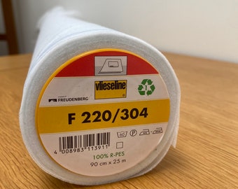Entretela termoadhesiva blanca no tejida F220 Vlieseline