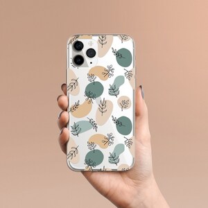 Boho Minimalist Phone Case - Aesthetic Phone Case -  Flexible iPhone Samsung Silicone Covers - Unique Phone Case