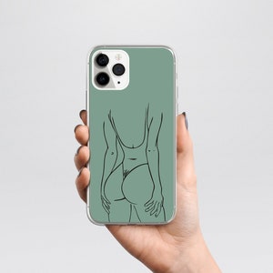 Feminism Sexy Body Line Art - Color Options - Women Minimalist Design -  Clear Case for iPhone 15 14 Pro - Unique Phone Case Gift Her Him