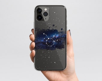 Coque de portable taureau signe du zodiaque Galaxy coque de portable iPhone coque transparente horoscope iPhone 15 coque 14 13 12 Pro Max coque de portable unique cadeau elle lui