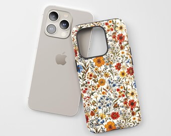 Wild Flowers - Phone Case for iPhone 15 14 13 12 11 Pro Max Mini - Tough Case for Samsung Galaxy S24 23 22 Ultra - Unique Gift for Him Her